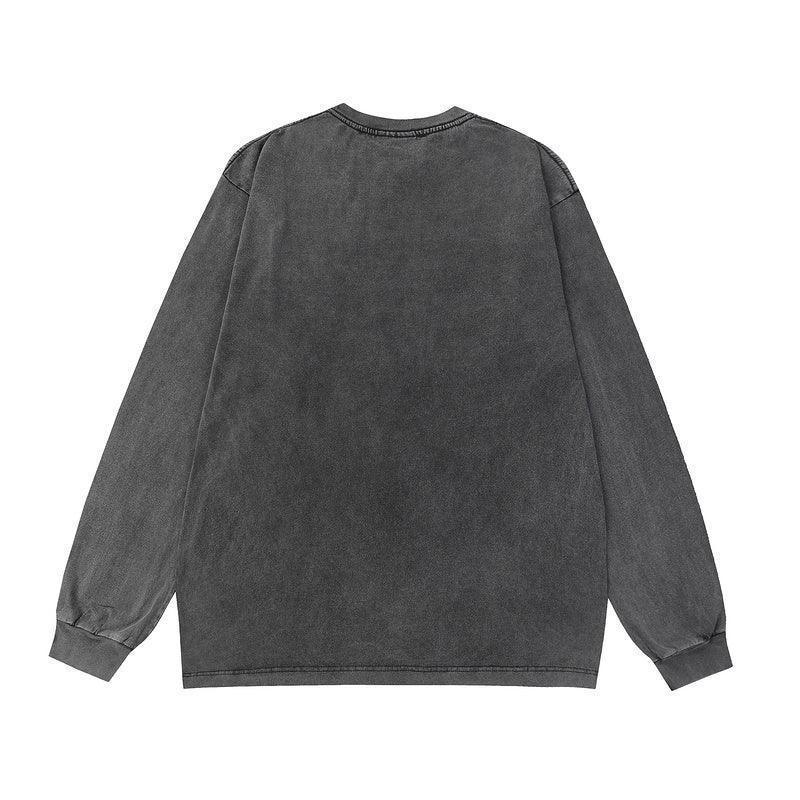 Drew House Secret Smiling Face Alphabet Long Sleeves 'Grey' - Banlieue91