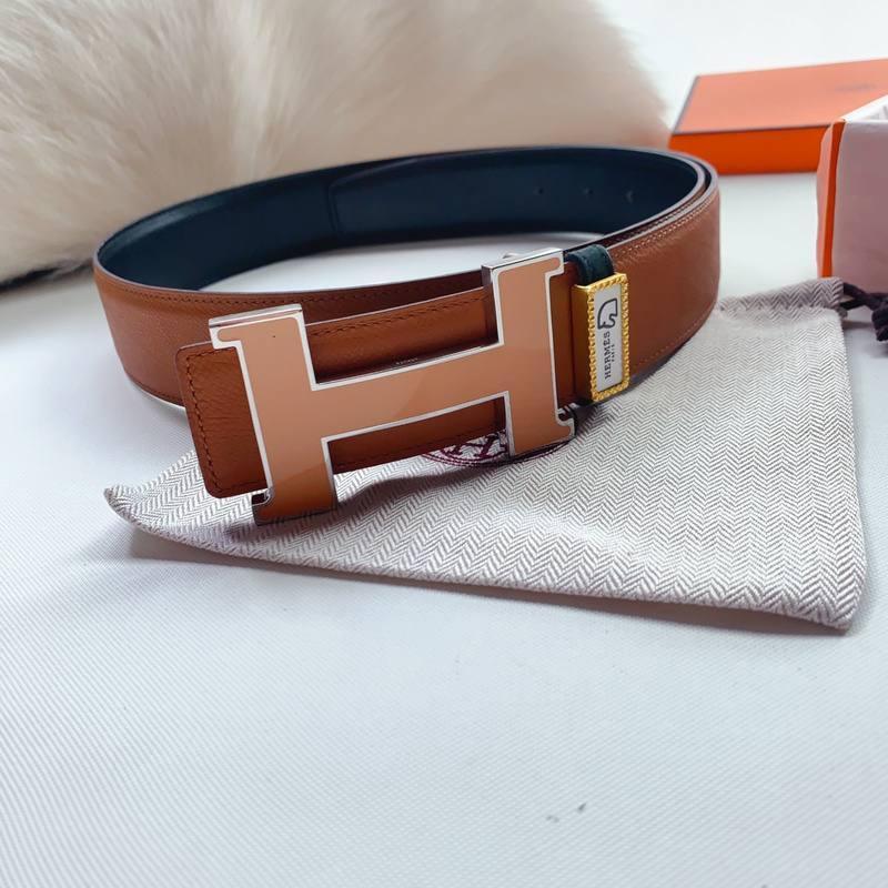 Hermes Men Beige Buckle Belt 'Beige' - Banlieue91
