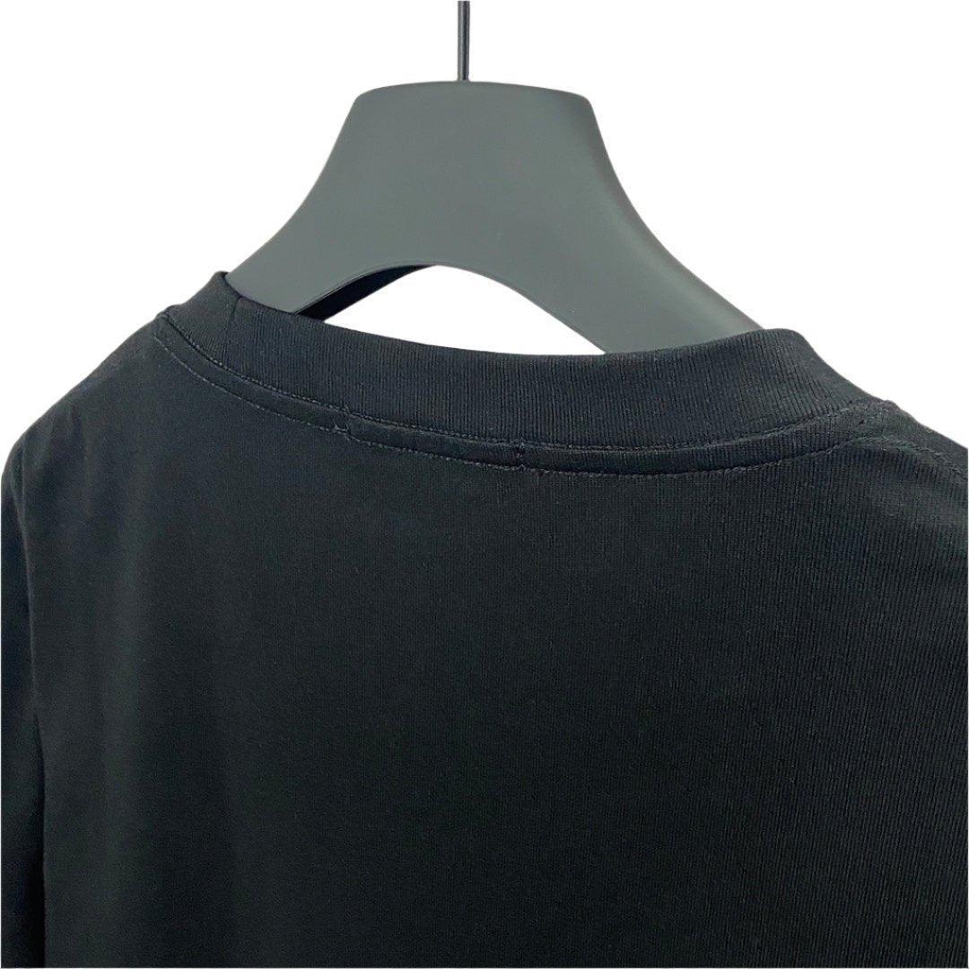 Balenciaga Black T-Shirt Without Collar - Banlieue91