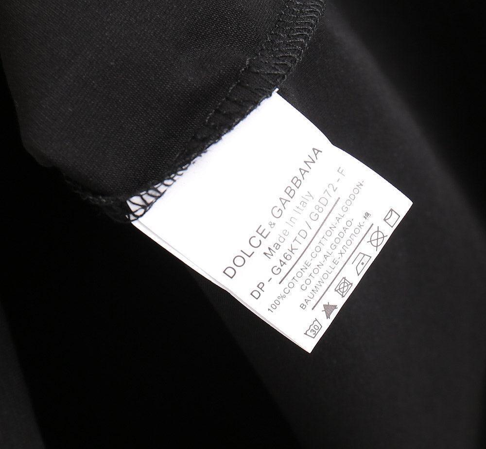 Dolce & Gabbana T-Shirt Without Collar 'Black & White' - Banlieue91