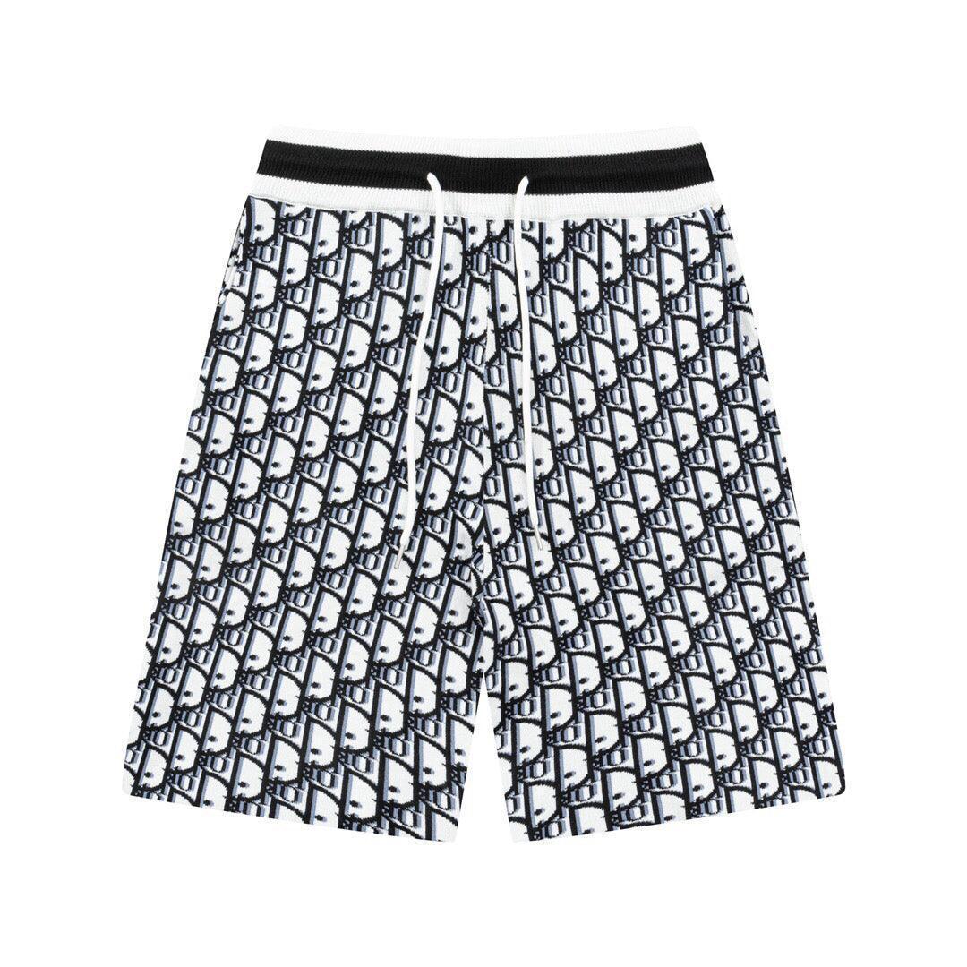 Dior Knit Basketball Shorts 'Black/White' - Banlieue91