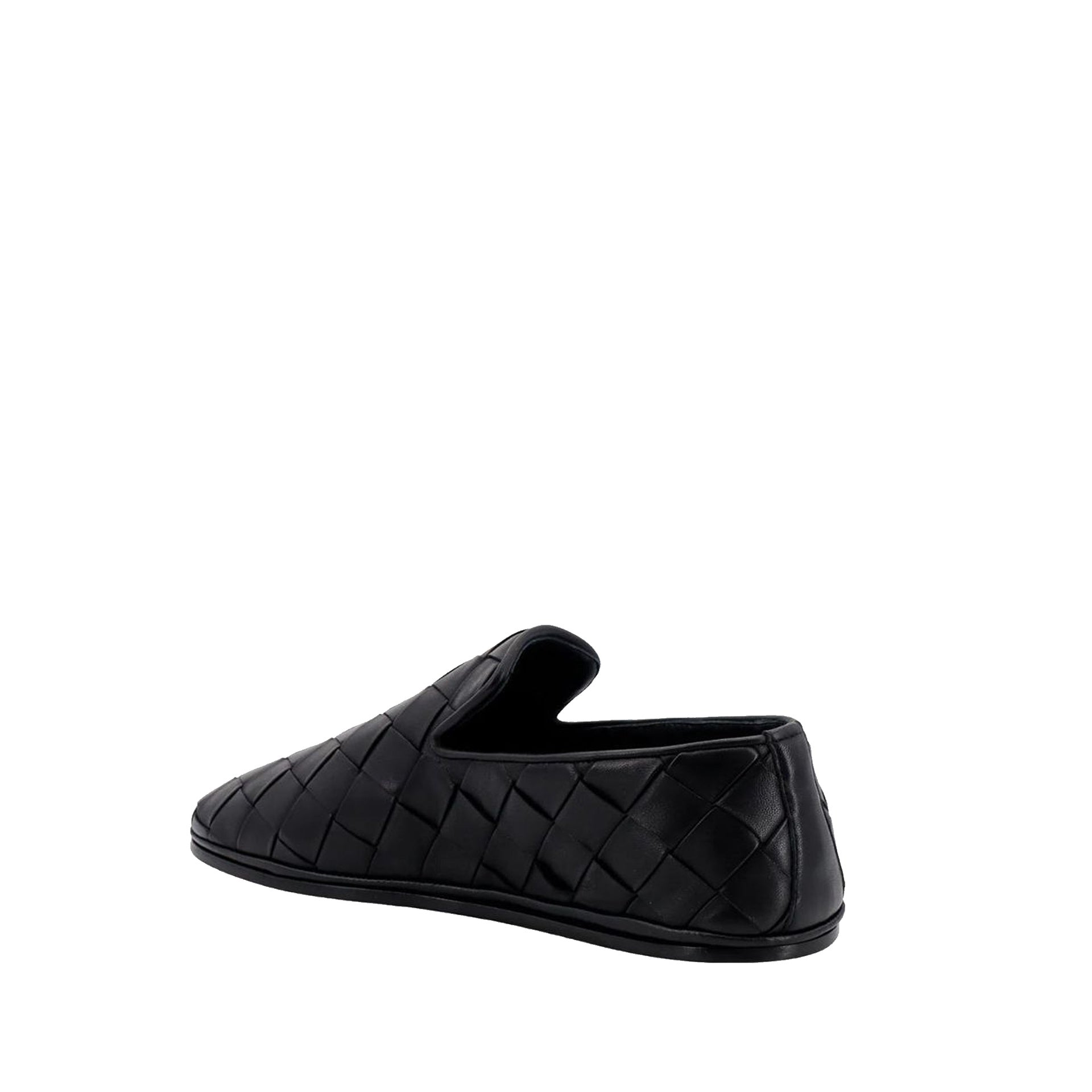 Bottega Veneta Leather Intrecciato Sunday Slippers - Banlieue91 -