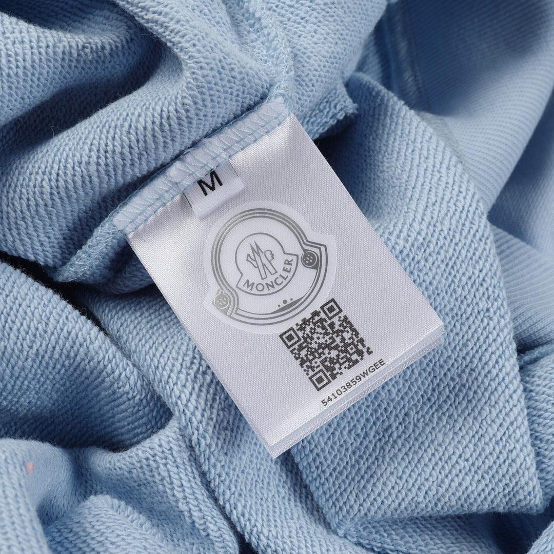 Moncler Logo Patch Sweatshirt 'Blue' - Banlieue91