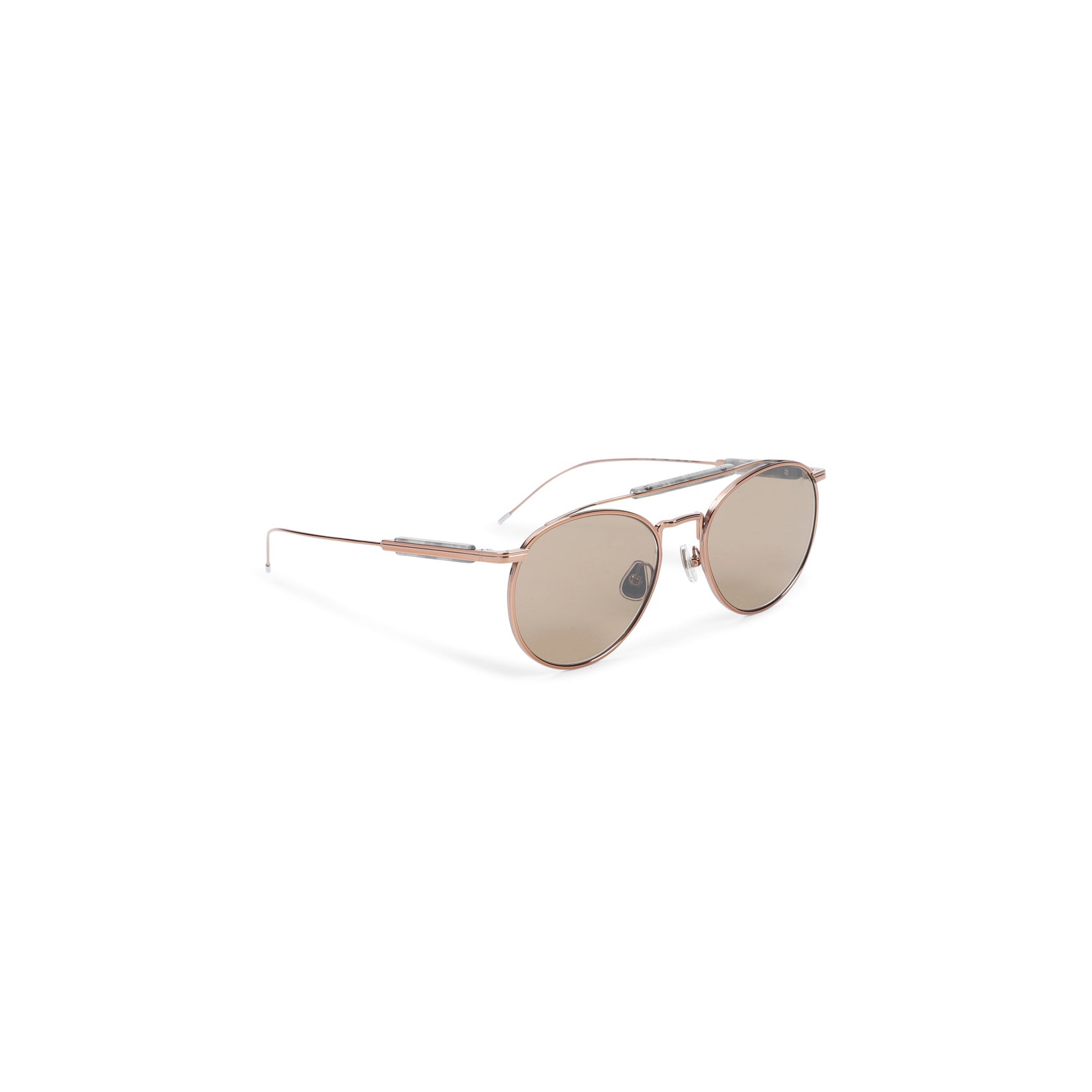 BRUNELLO CUCINELLI Sartorial Sunset Mini Sunglasses in Titanium - Banlieue91 -