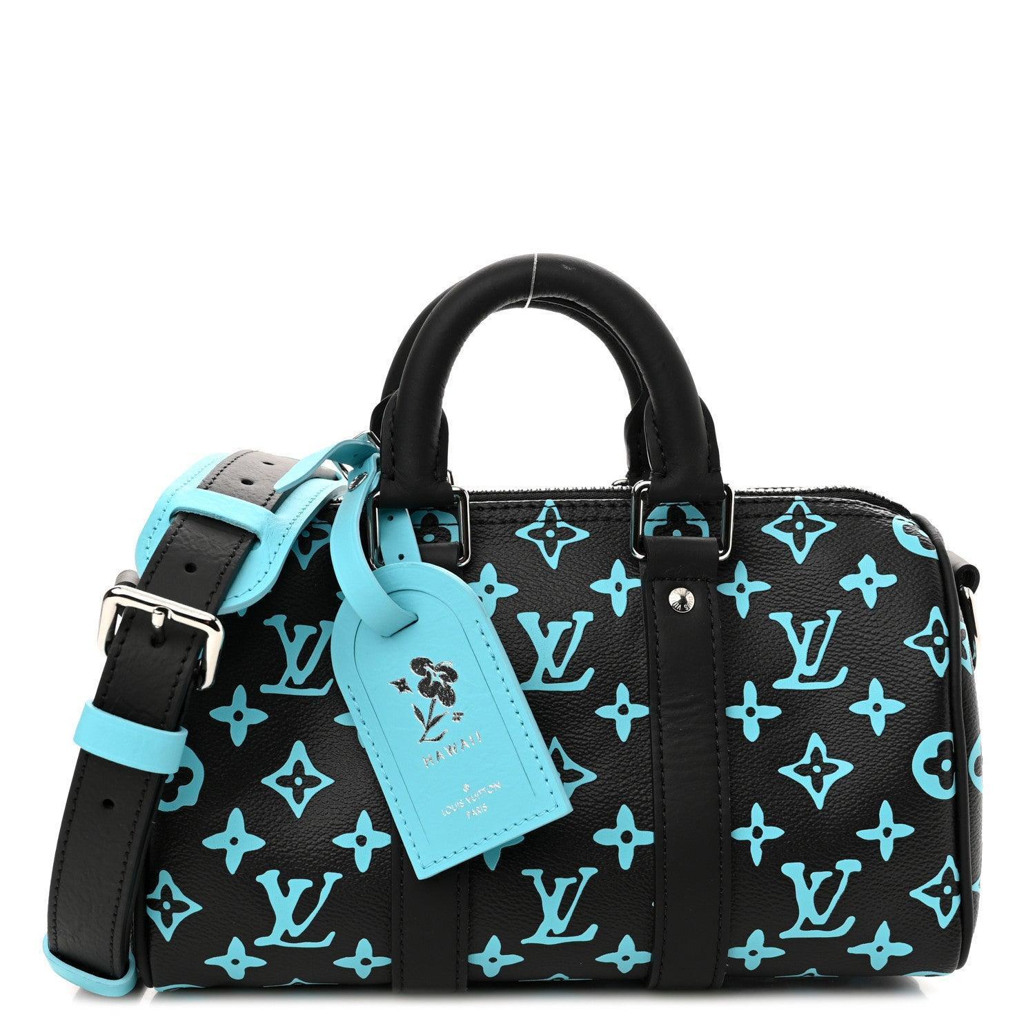 Louis Vuitton Monogram Playground Keepall Bandouliere 25 Black - Banlieue91