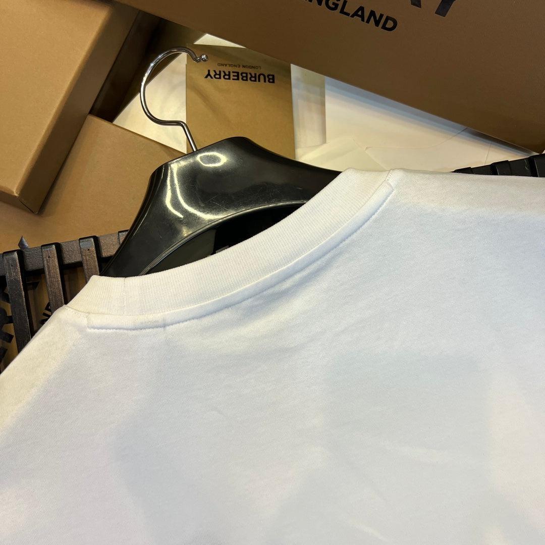 Burberry T-Shirt Without Collar 'White' - Banlieue91