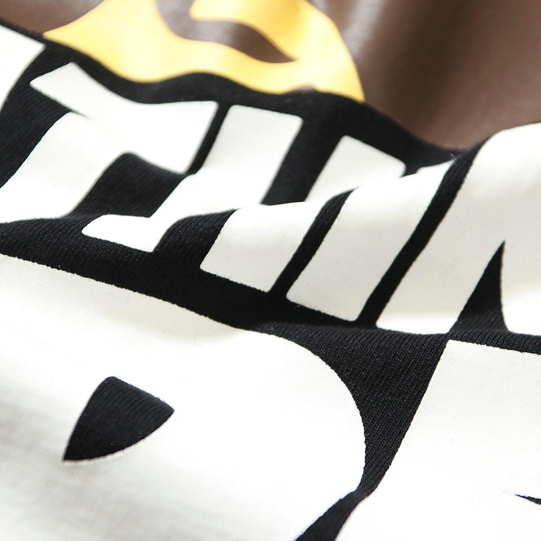 Bathing Ape Black T-Shirt without Collar - Banlieue91