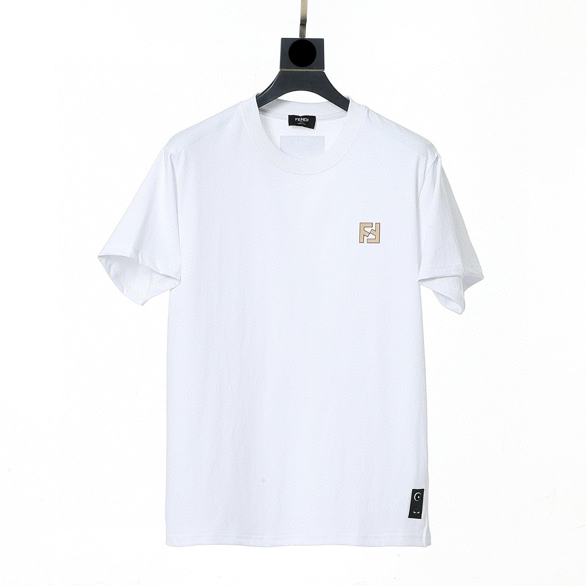 Fendi T-Shirt without Collar 'White' - Banlieue91