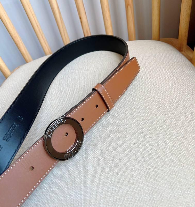 Burberry Leather Vintage Belt 'Brown' - Banlieue91