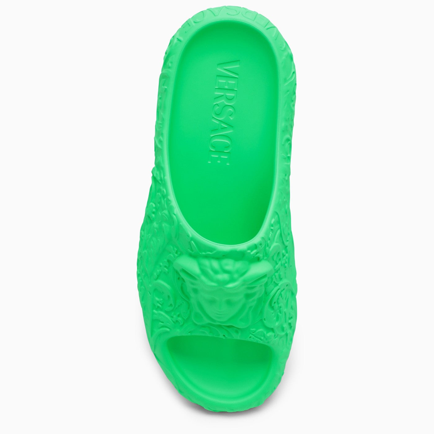 Versace Medusa Dimension Lime Slide - Banlieue91 -