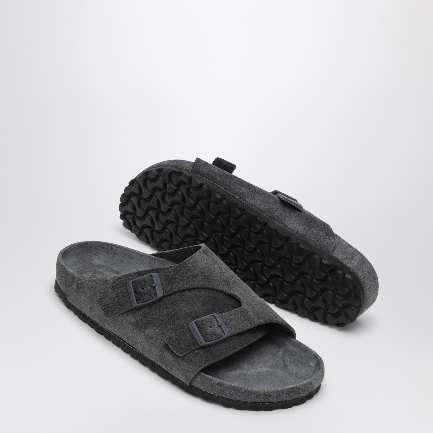 Birkenstock Slide Zürich Exquisite Grey In Suede - Banlieue91 -