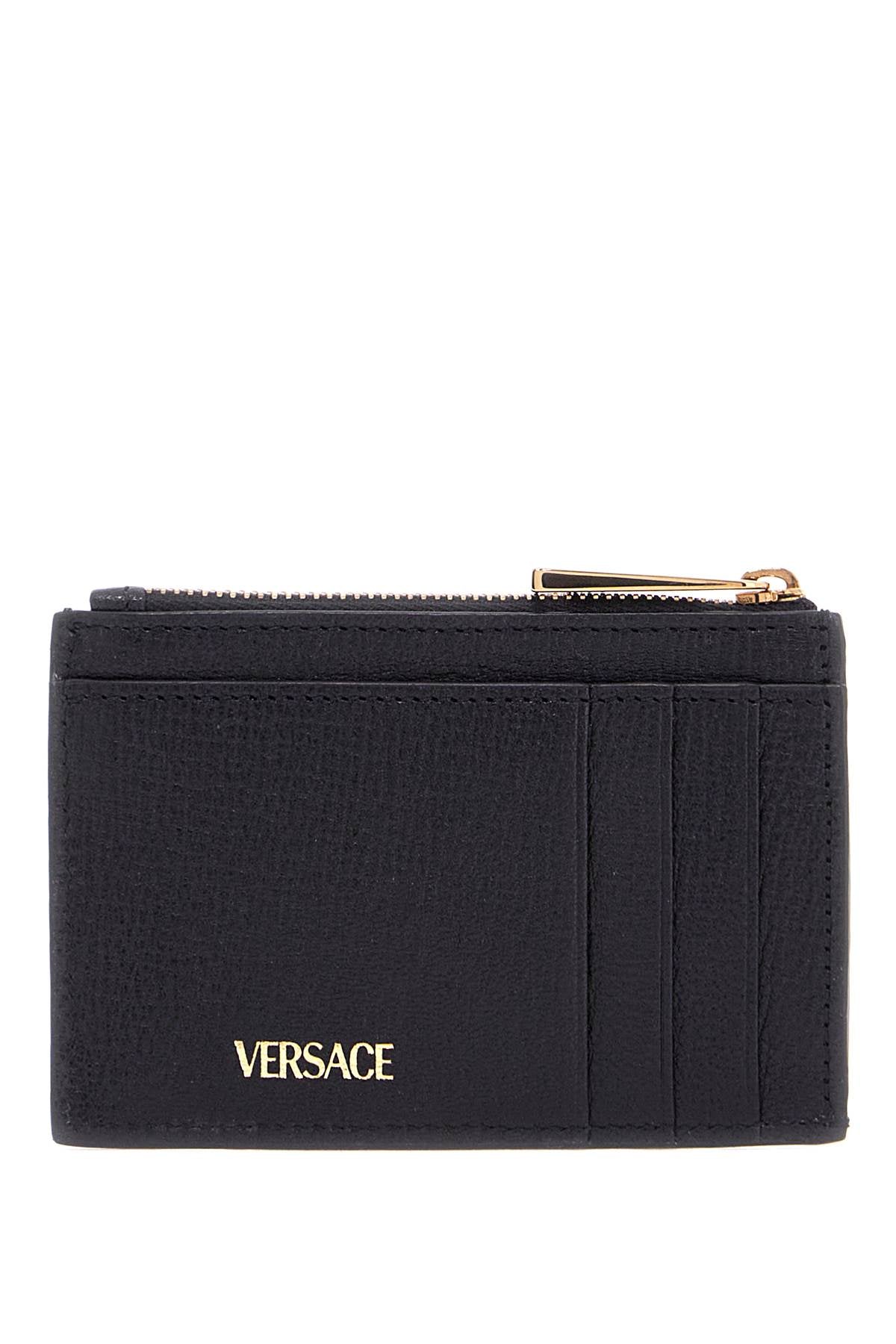 VERSACE Mini Leather Card Holder with Zip - Banlieue91 -