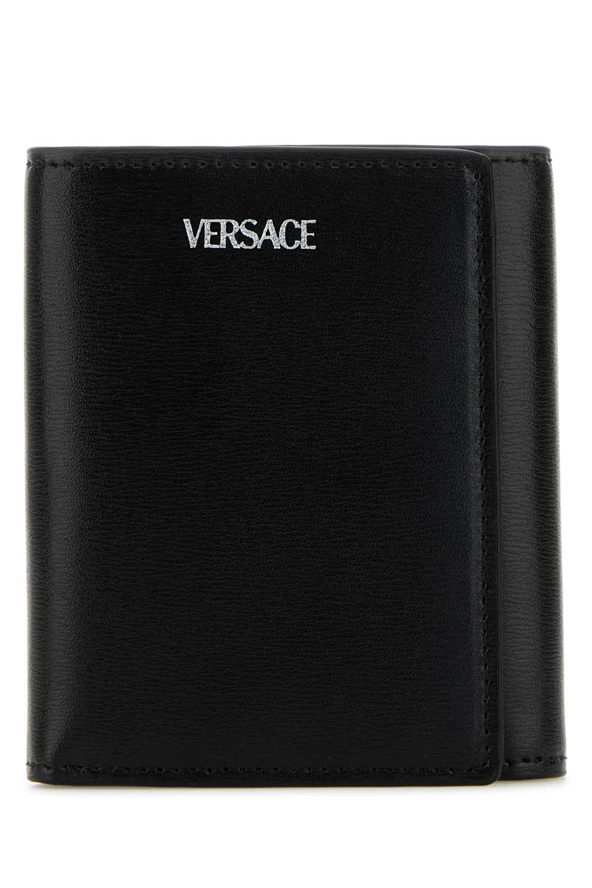 VERSACE Trifold Mini Leather Wallet - Banlieue91 -
