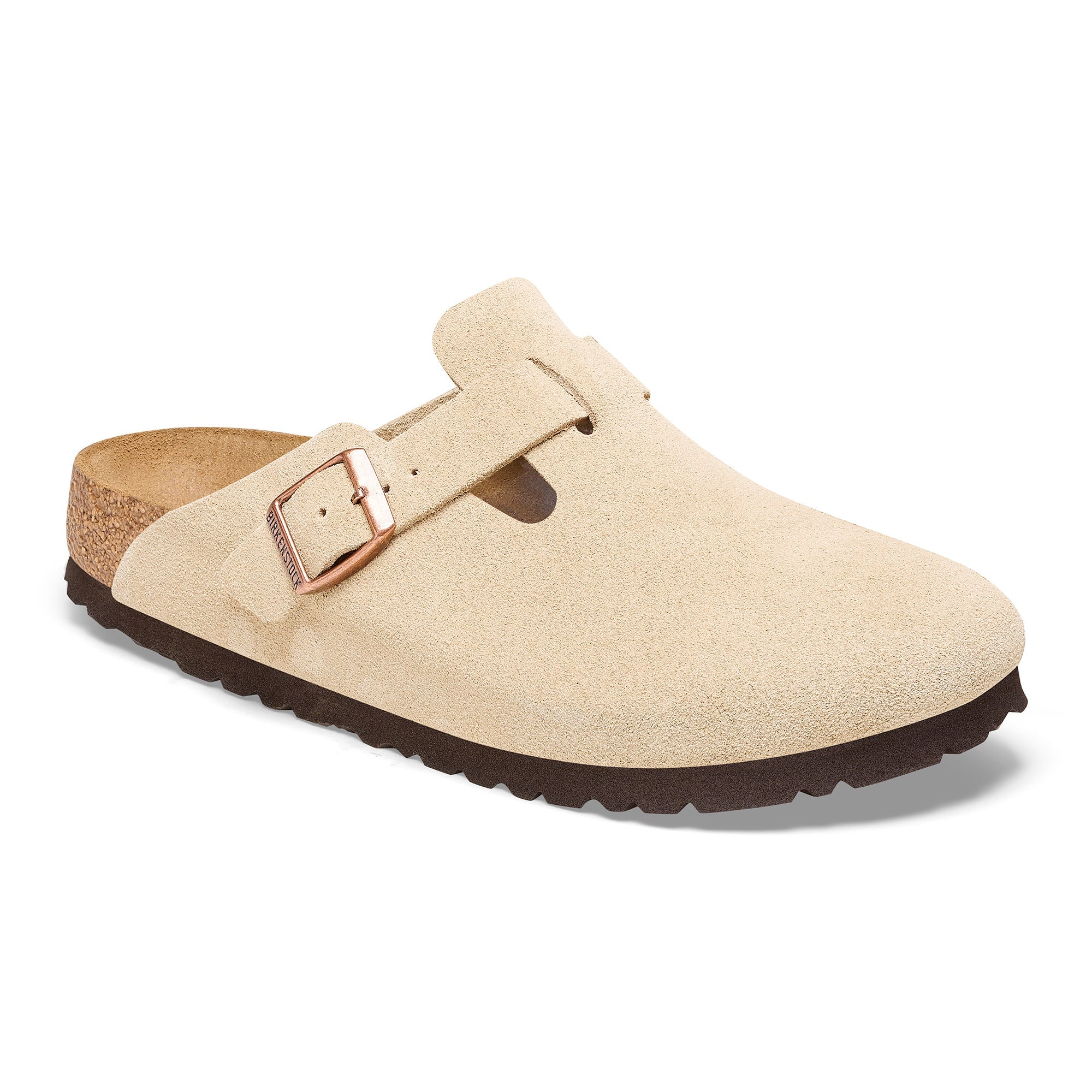 Birkenstock Boston Suede Embossed Clogs - Medium/Narrow - Banlieue91 -