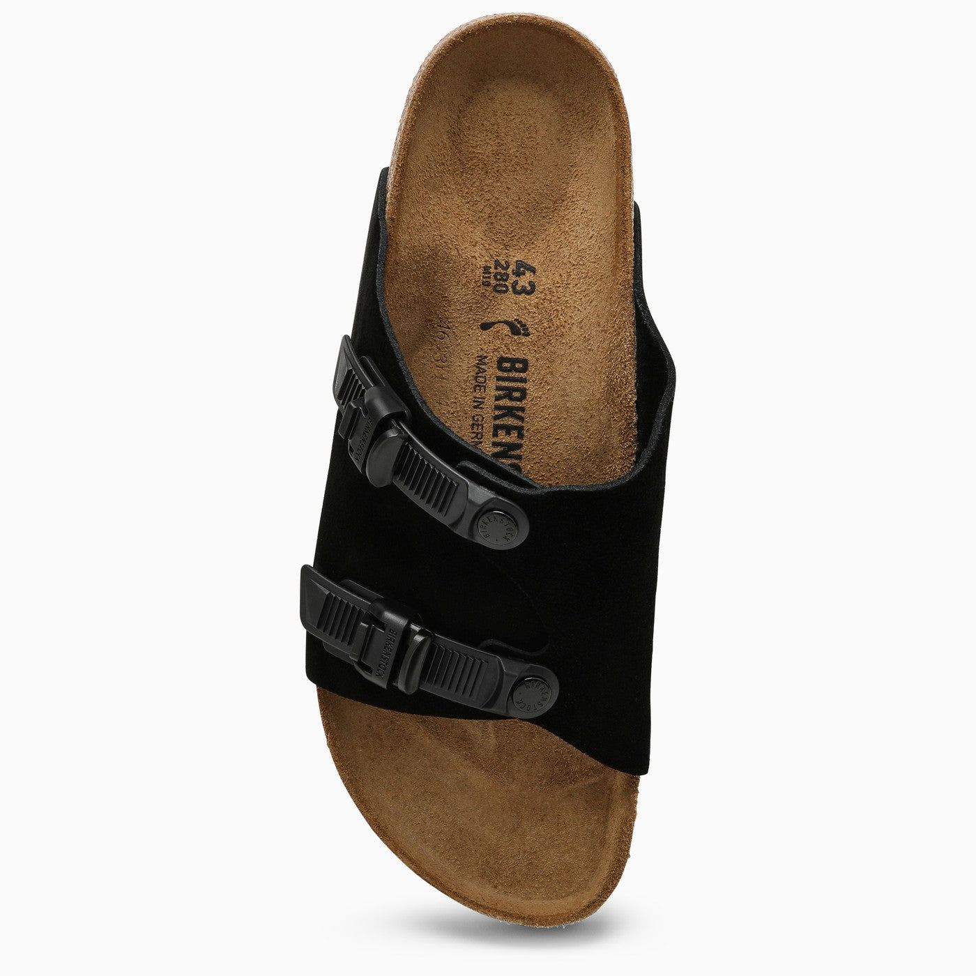 Birkenstock Slide Zürich Tech Black In Suede - Banlieue91 -