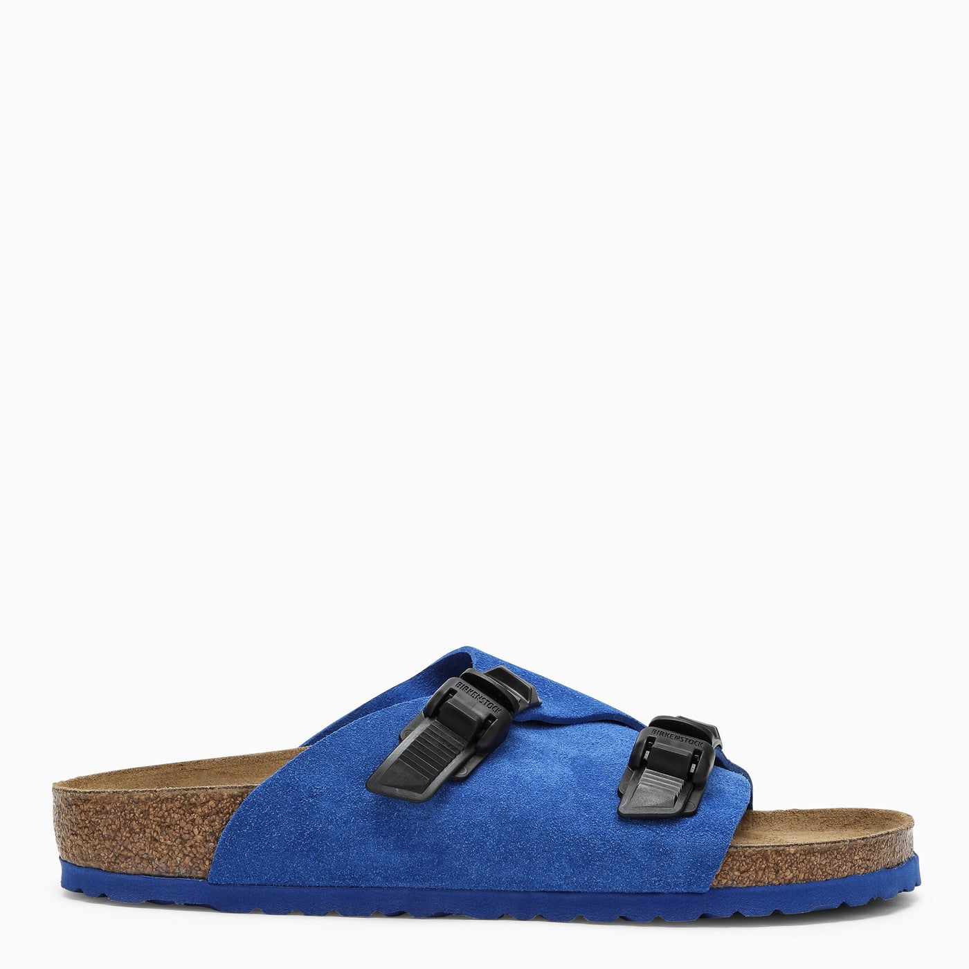 Birkenstock Slide Zürich Tech Electric Blue In Suede - Banlieue91 -