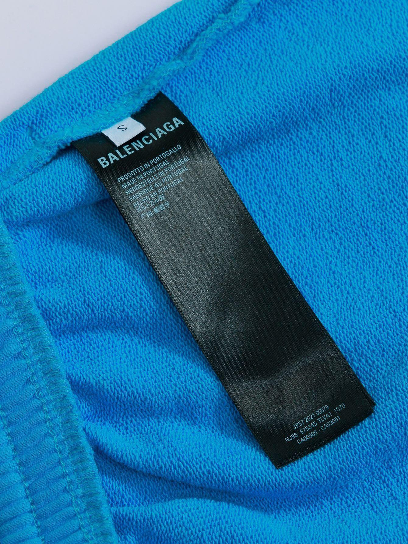 Balenciaga Sport Short Pant 'Blue' - Banlieue91
