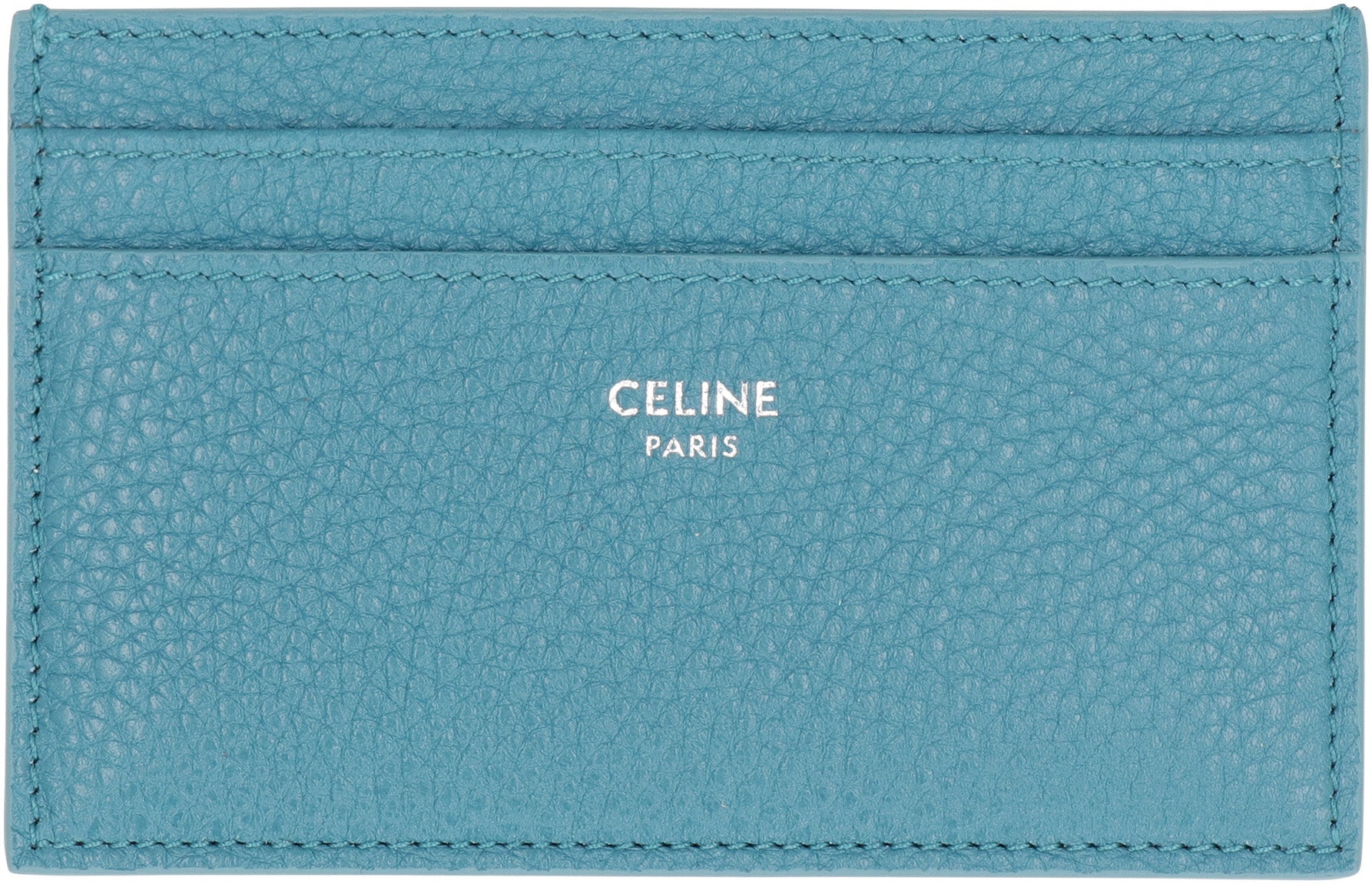 CELINE Pebbled Leather Card Holder with Five Slots -x7 cm - Banlieue91 -