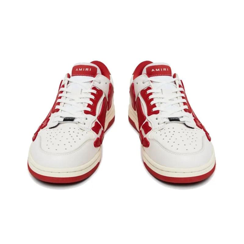 AMIRI Skel Top Low White Red - Banlieue91 -