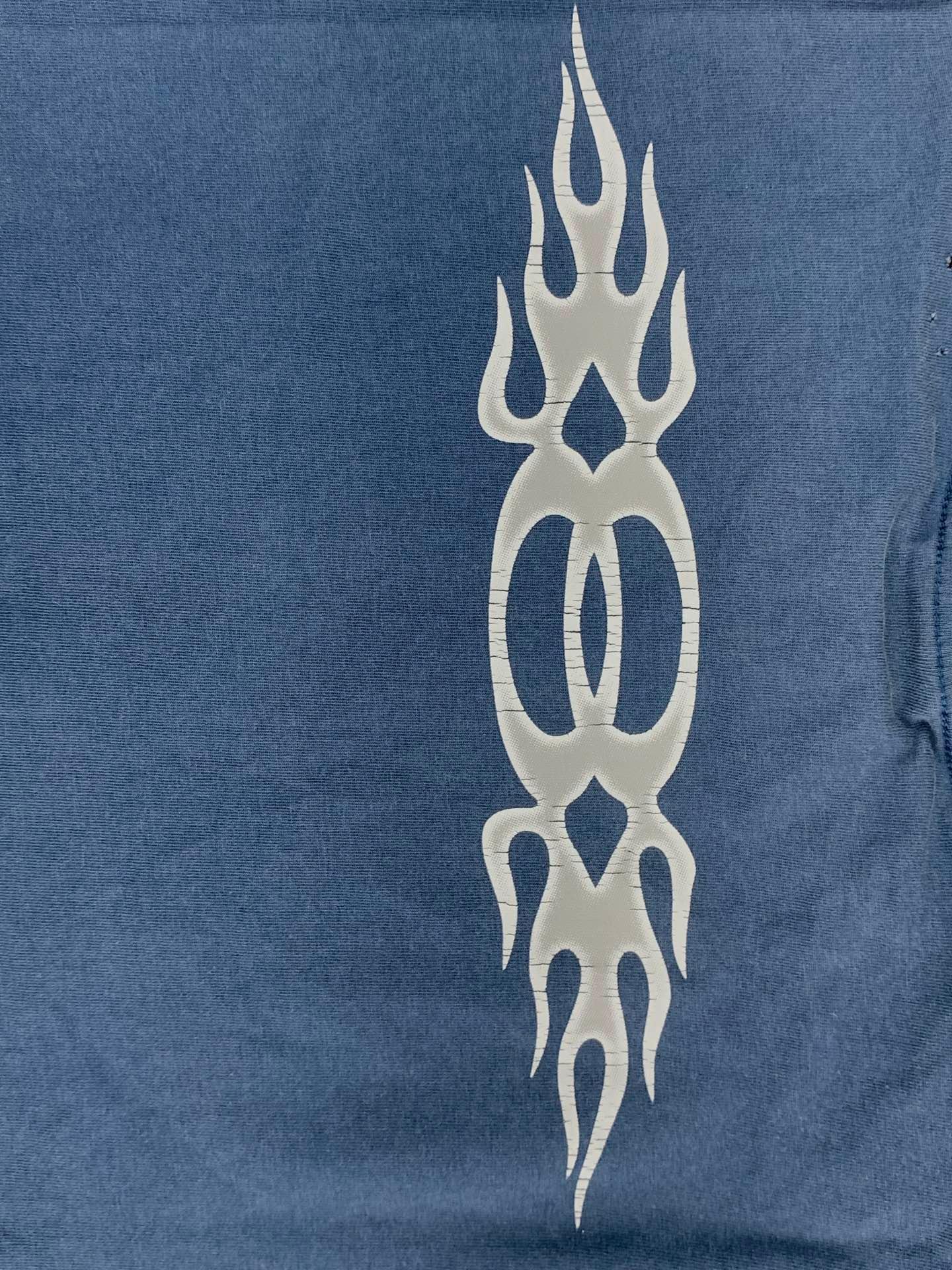 Balenciaga Light Blue T-Shirt Without Collar - Banlieue91