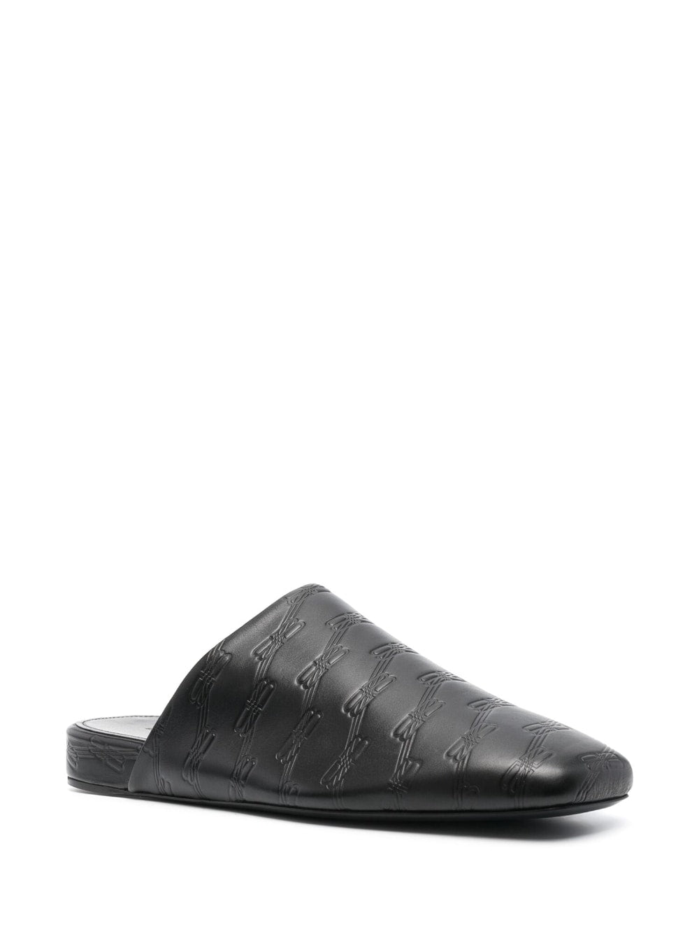 Balenciaga Cosy Bb Leather Slippers - Banlieue91 -