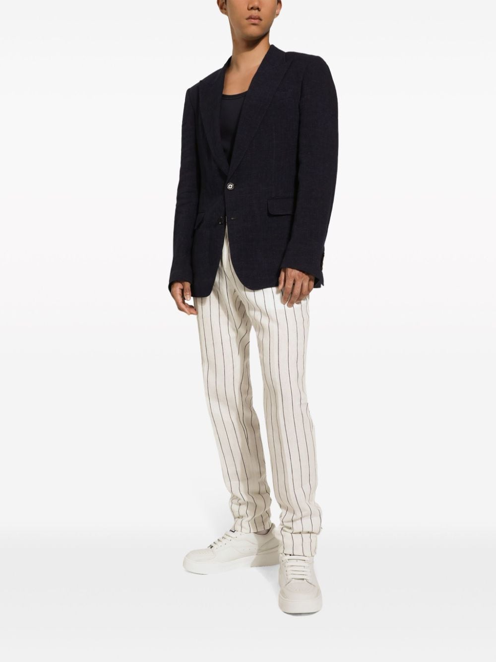 Dolce & Gabbana Sicilia Linen Sngle Breasted Jacket - Banlieue91 -