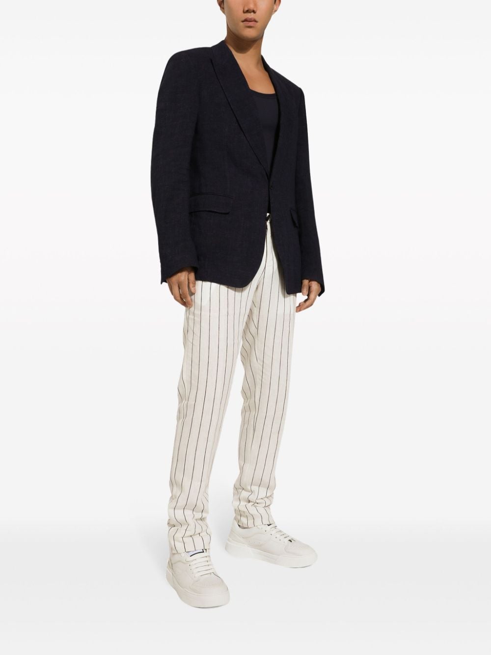 Dolce & Gabbana Sicilia Linen Sngle Breasted Jacket - Banlieue91 -