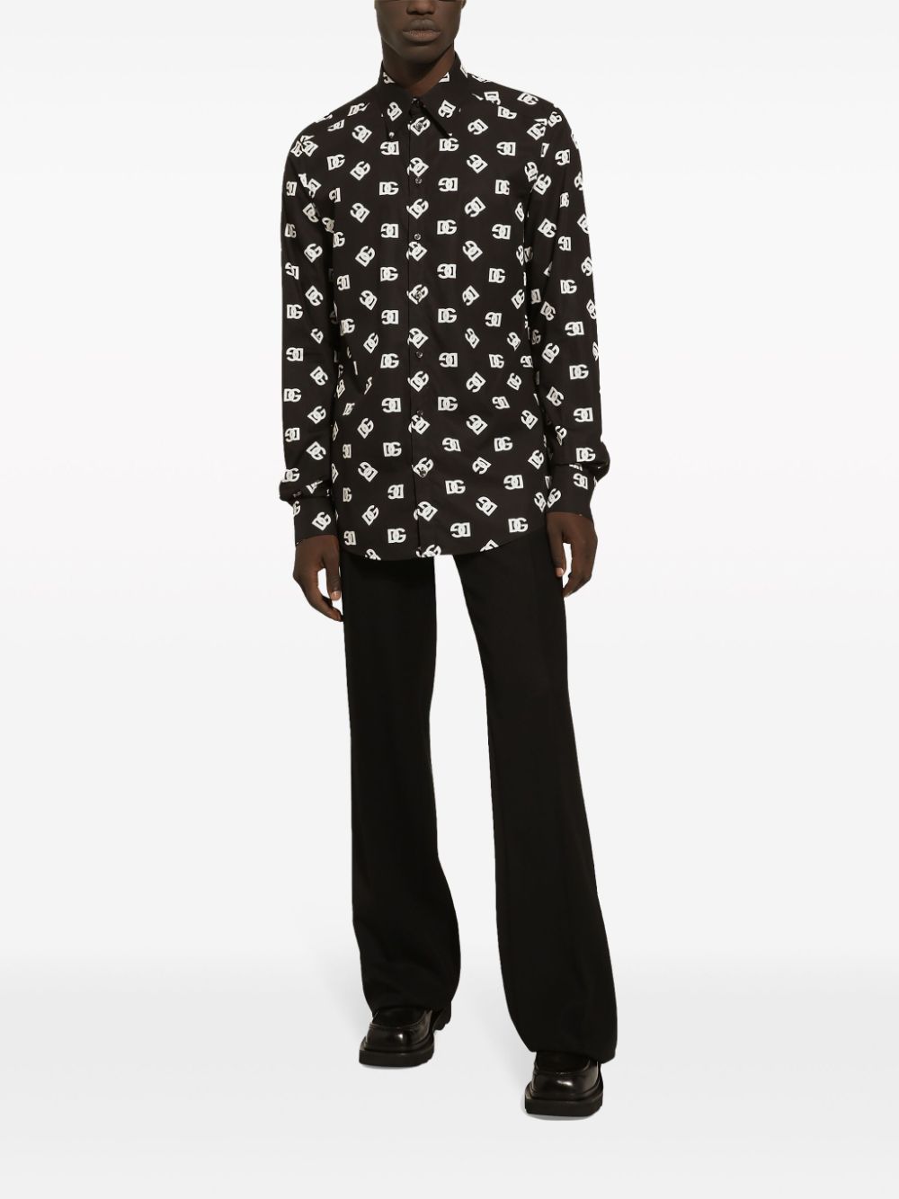 Dolce & Gabbana Allover Logo Shirt - Banlieue91 -