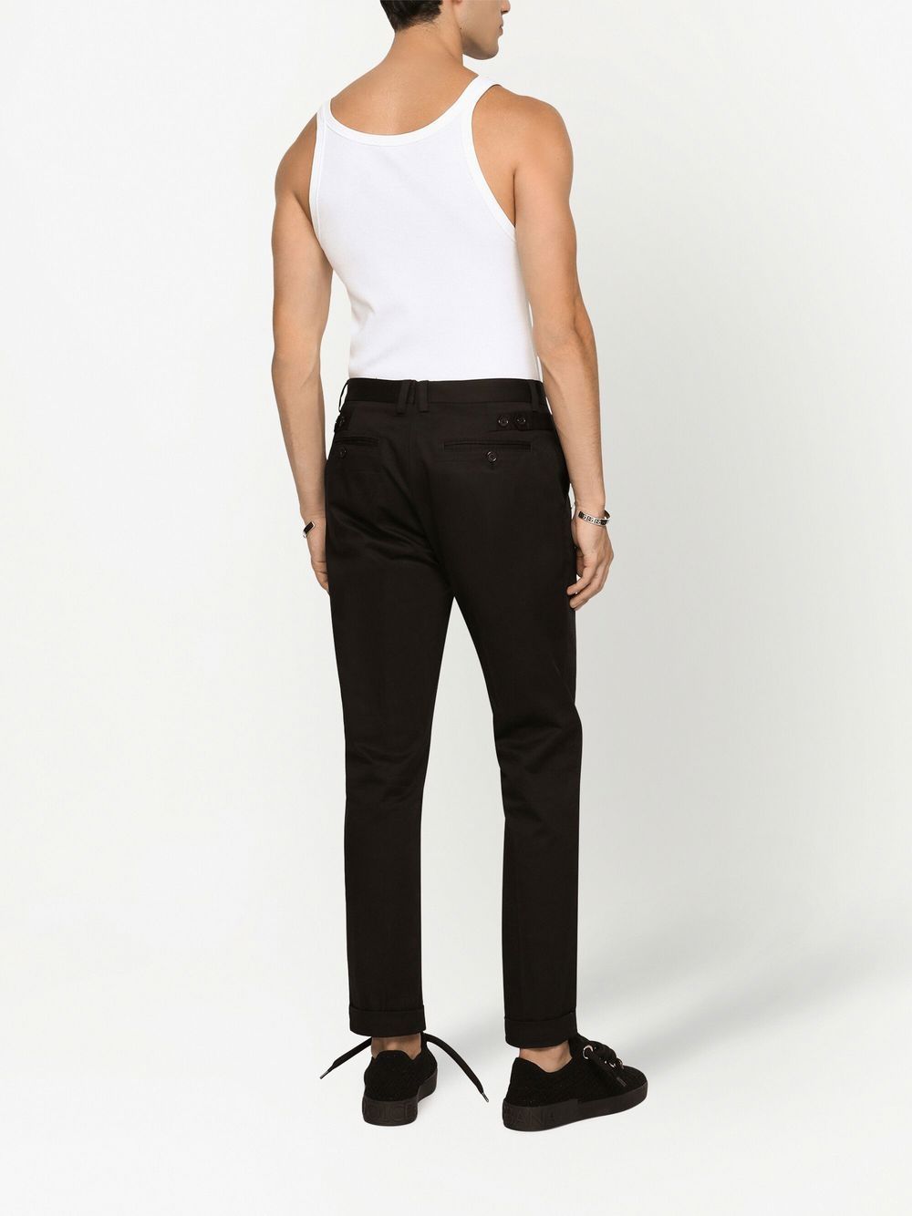 Dolce & Gabbana Ribbed Cotton Tank Top - Banlieue91 -