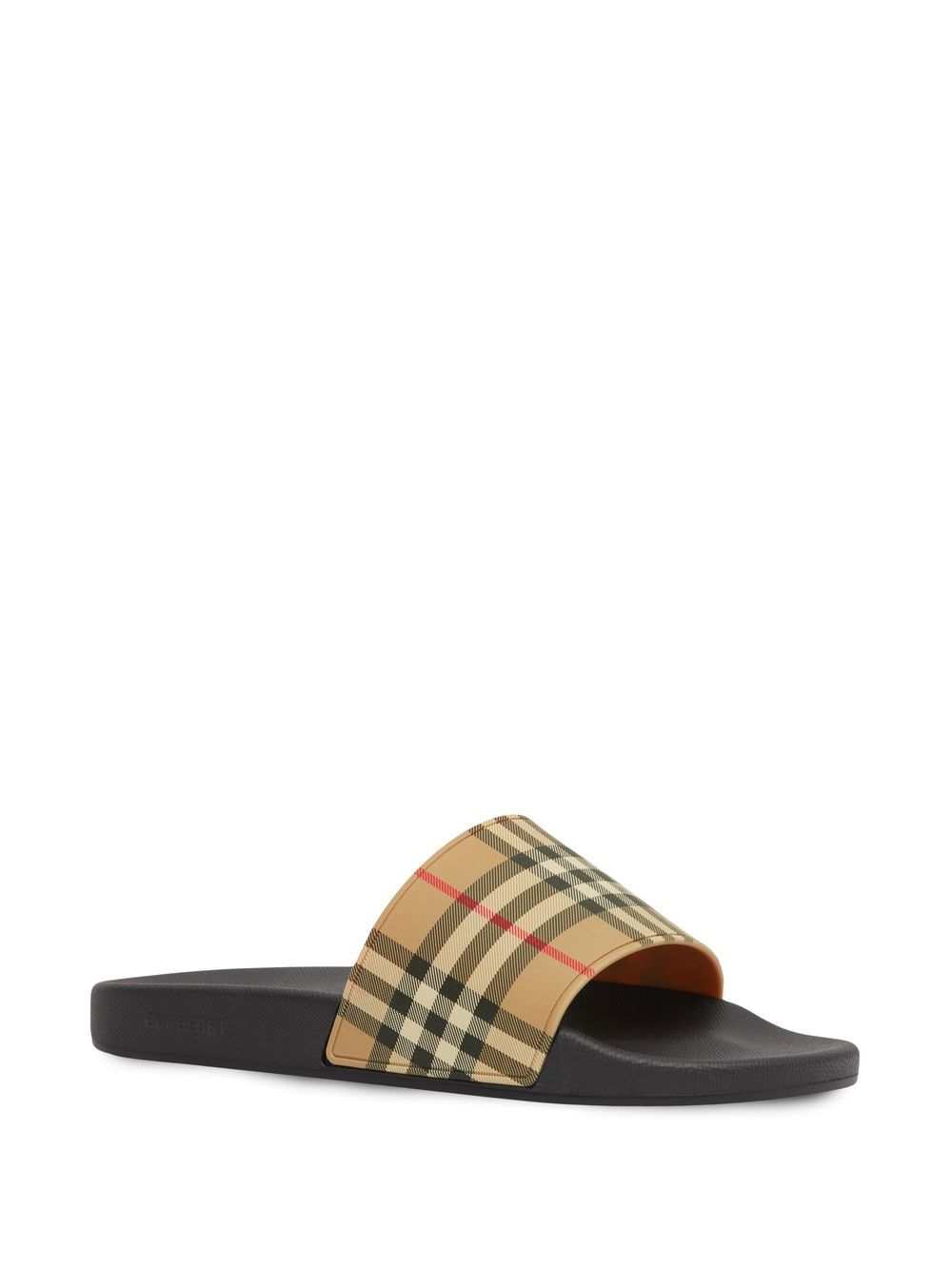 Burberry Check Pool Slides - Banlieue91 -