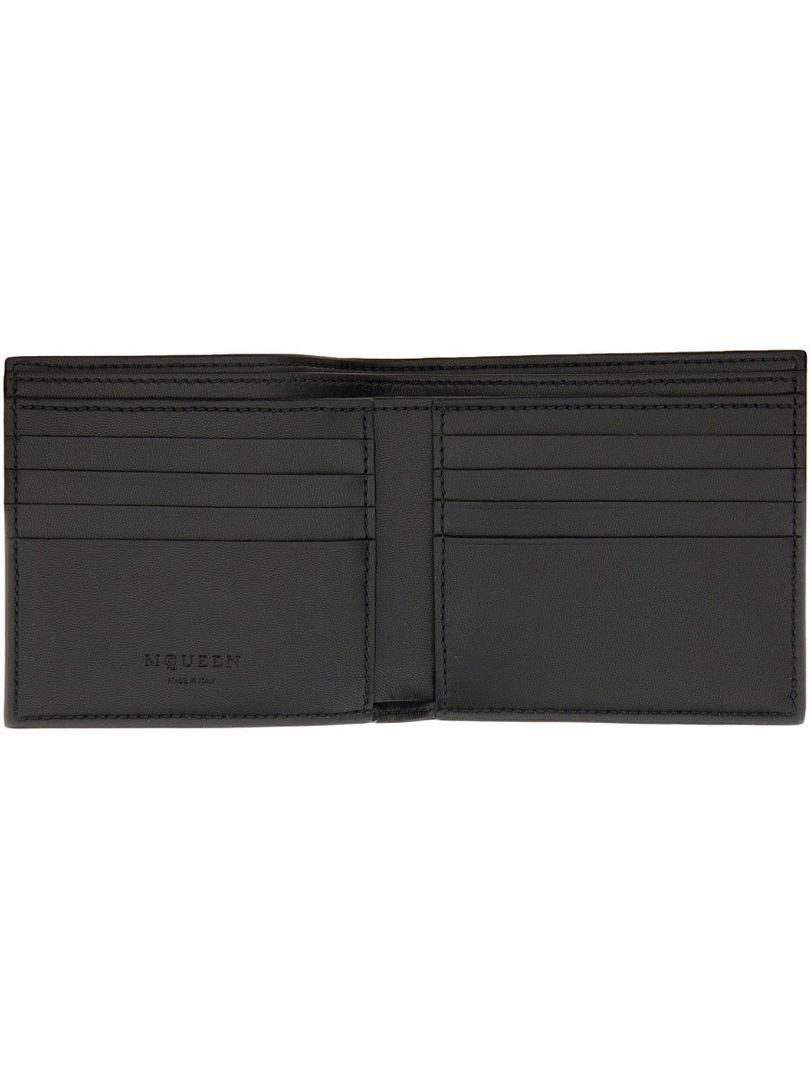 ALEXANDER MCQUEEN Mini Leather Skin Wallet for Men - Banlieue91 -