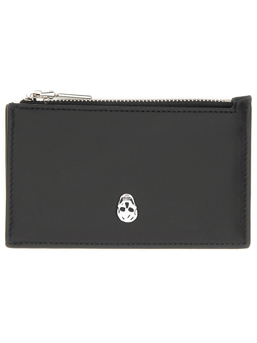 ALEXANDER MCQUEEN Mini Leather Skin Wallet - Banlieue91 -
