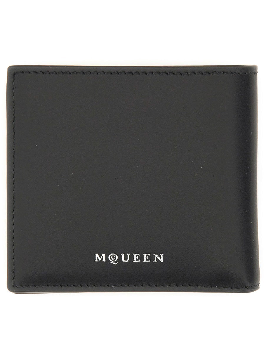 ALEXANDER MCQUEEN Mini Leather Skin Wallet for Men - Banlieue91 -