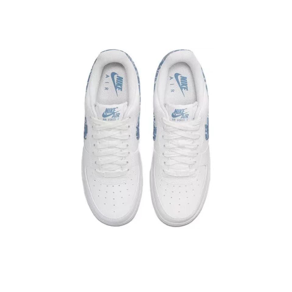 Nike Air Force 1 Low 07 'Essential White Worn Blue Paisley' - Banlieue91