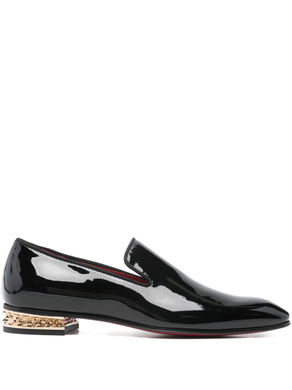 CHRISTIAN LOUBOUTIN Dandy Rocks Patent Leather Loafers for Men - Banlieue91 -