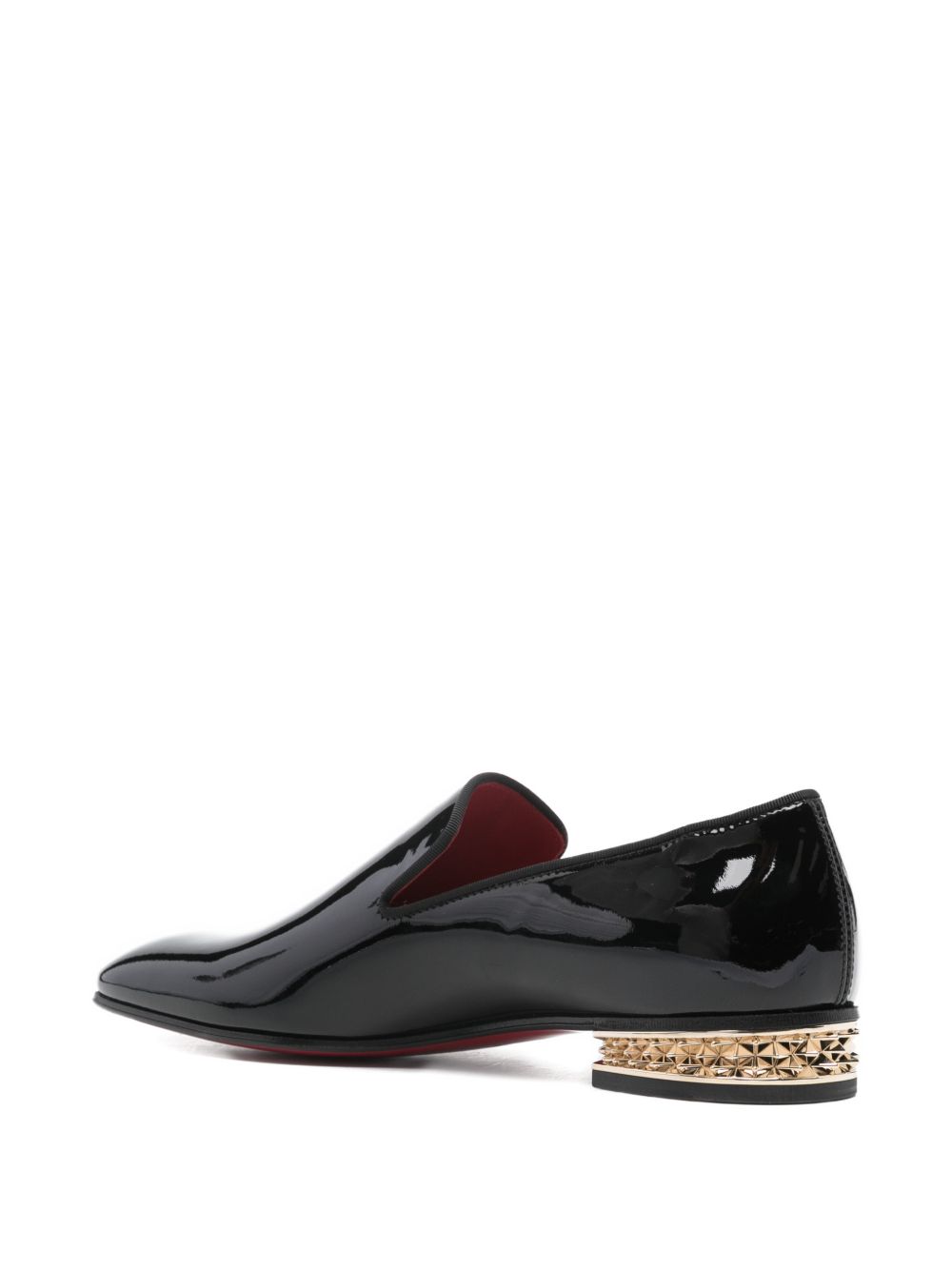 CHRISTIAN LOUBOUTIN Dandy Rocks Patent Leather Loafers for Men - Banlieue91 -