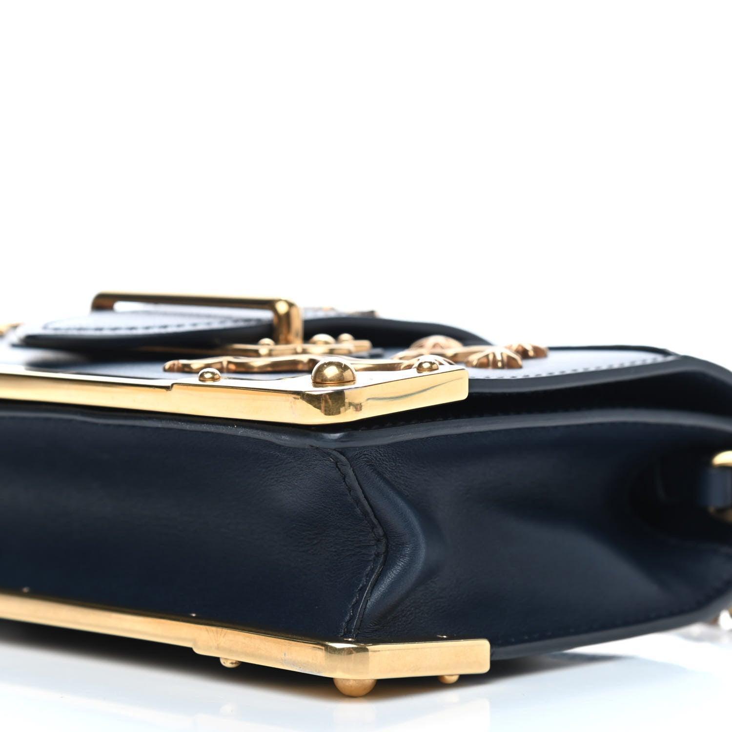 Prada City Calf Saffiano Astrology Cahier Bag Black - Banlieue91