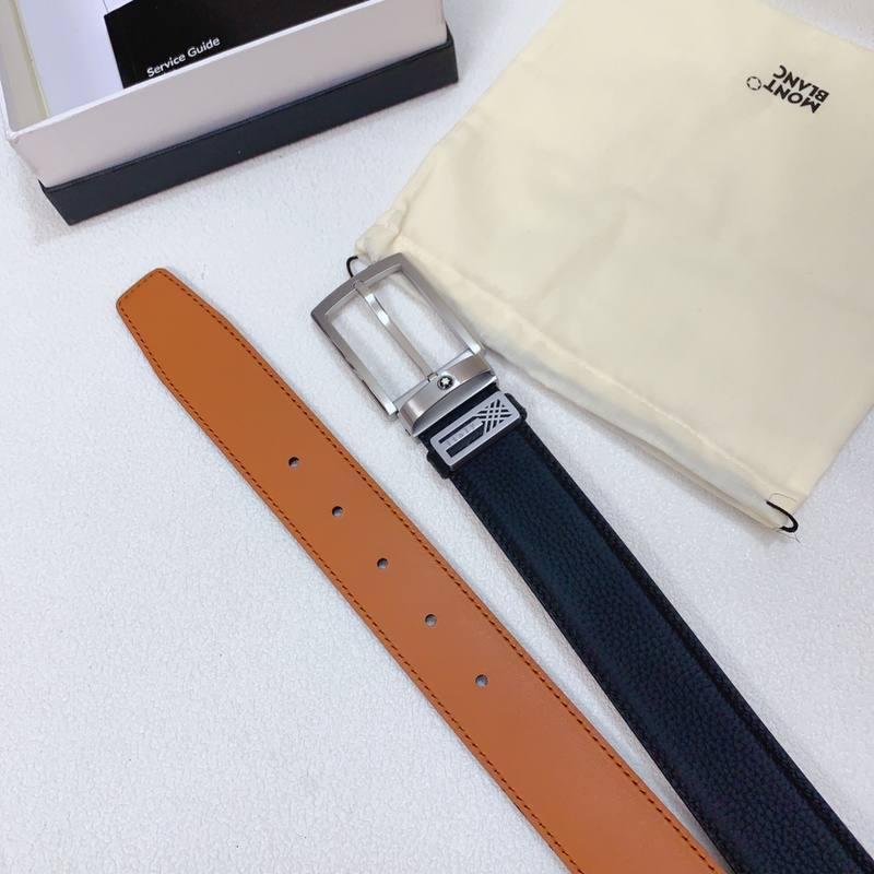 Mont Blanc Reversible Men's Belt 'Black/Brown' - Banlieue91