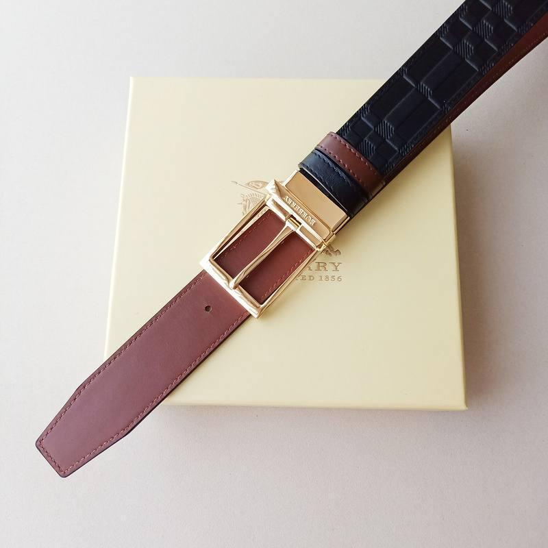 Burberry Leather Vintage Belt 'Black' - Banlieue91