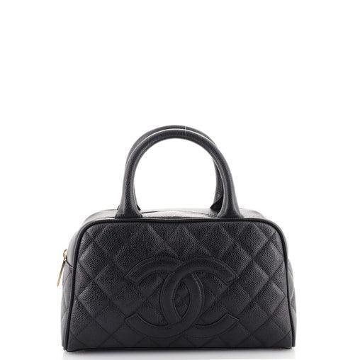 Chanel Timeless CC Bowler Bag Quilted Caviar Small - Banlieue91