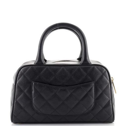 Chanel Timeless CC Bowler Bag Quilted Caviar Small - Banlieue91