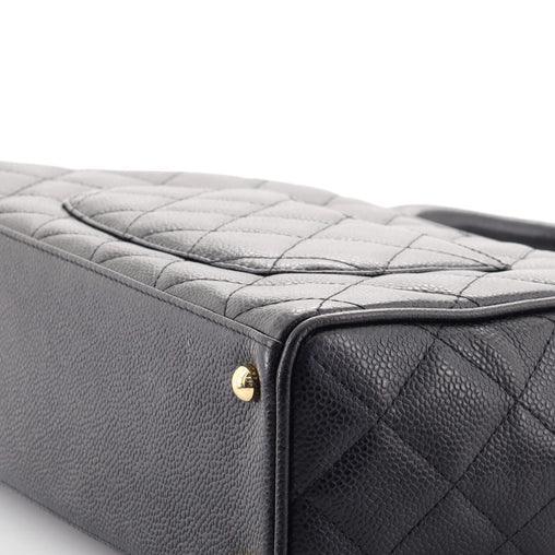 Chanel Timeless CC Bowler Bag Quilted Caviar Small - Banlieue91