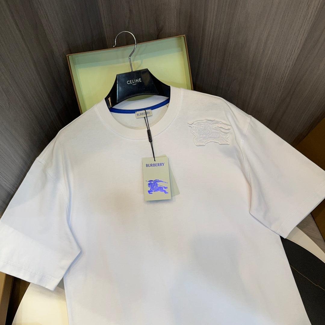 Burberry T-Shirt Without Collar 'White' - Banlieue91