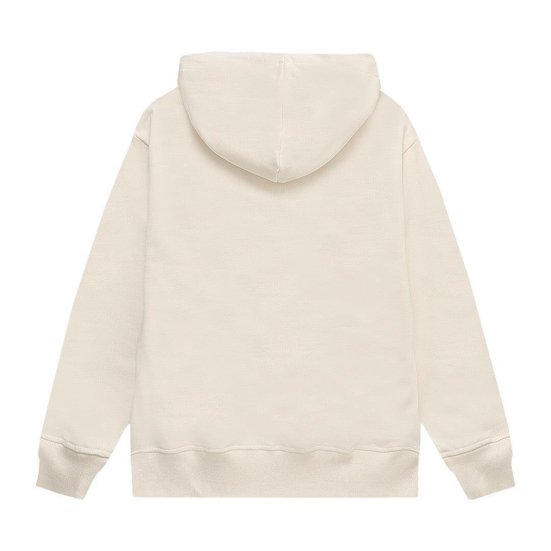 Loewe Relaxed fit hoodie in cotton Beige - Banlieue91