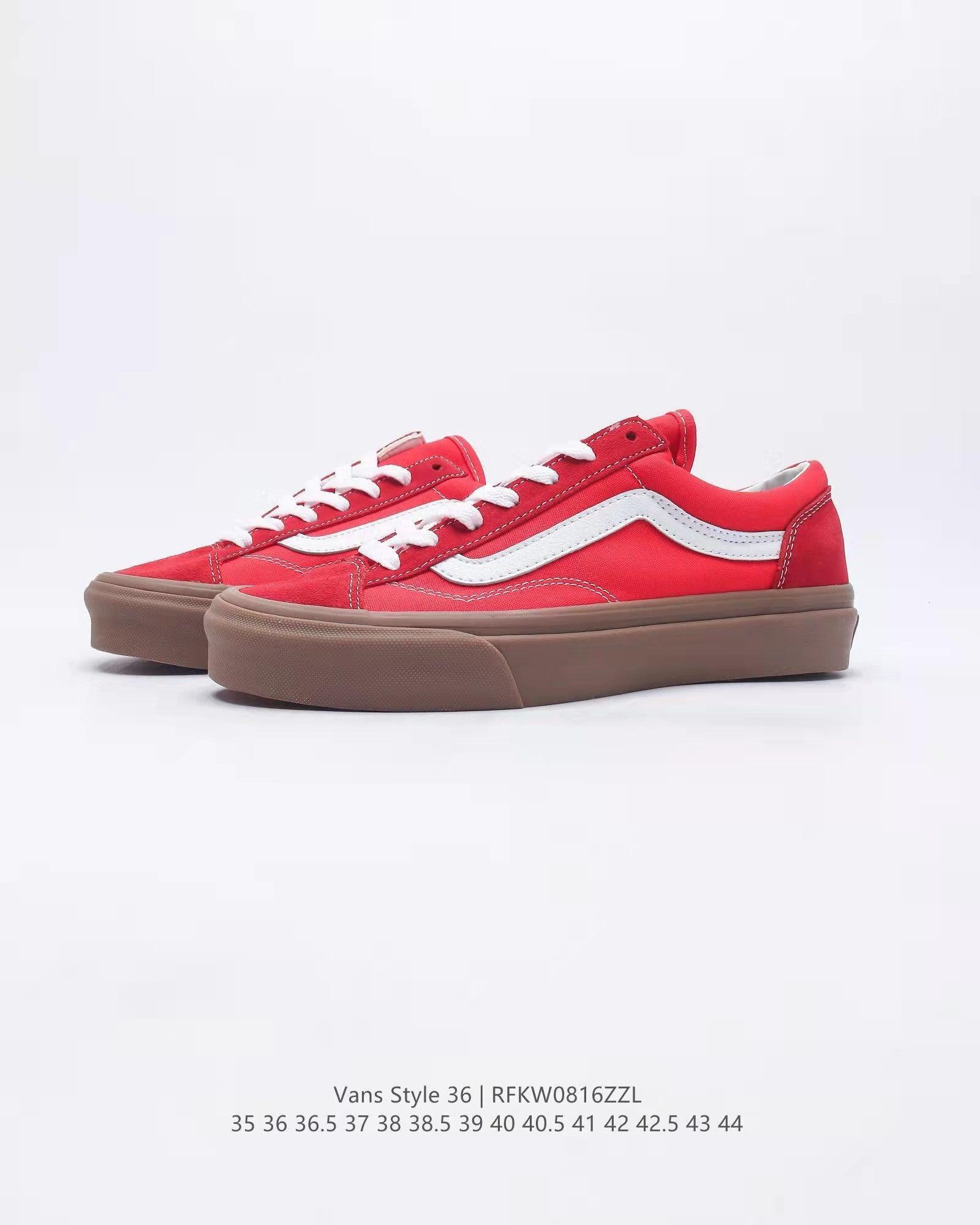 Vans Gum Style 36 'Red' - Banlieue91