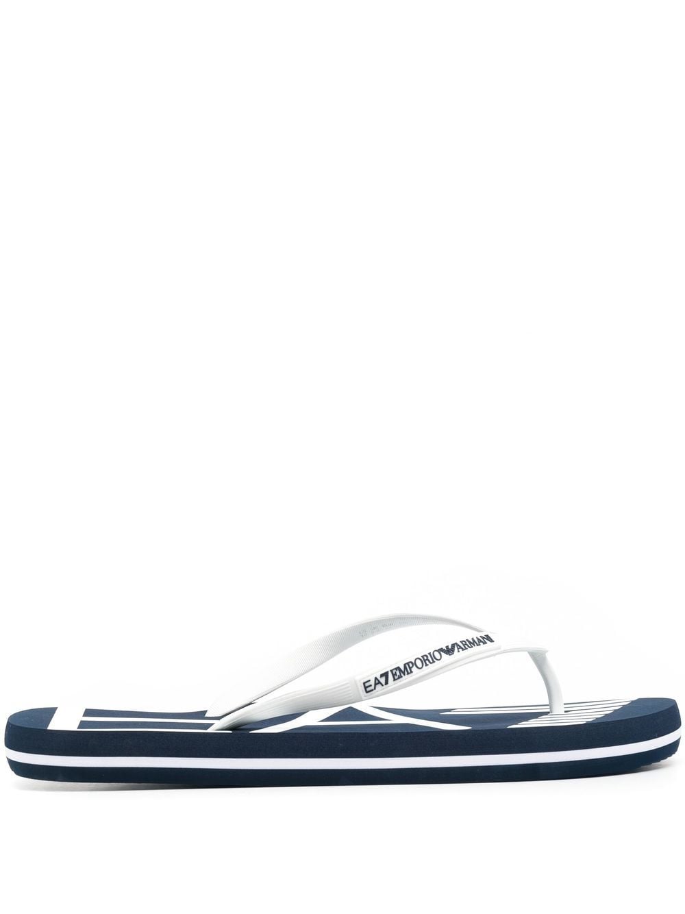 Ea7 Logo Flip Flops - Banlieue91 -