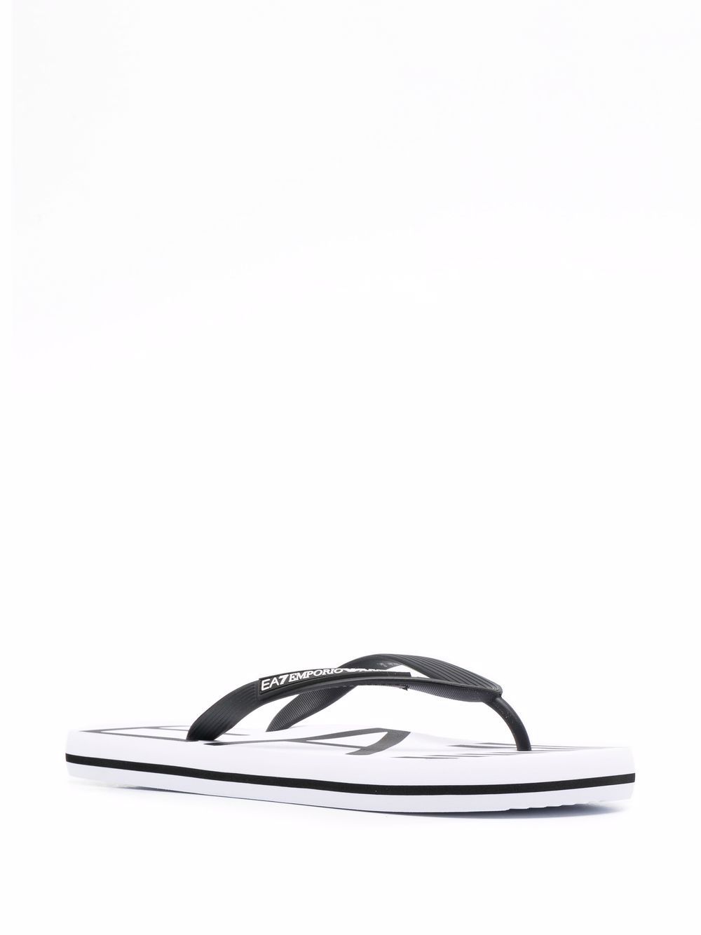 Ea7 Logo Flip Flops - Banlieue91 -