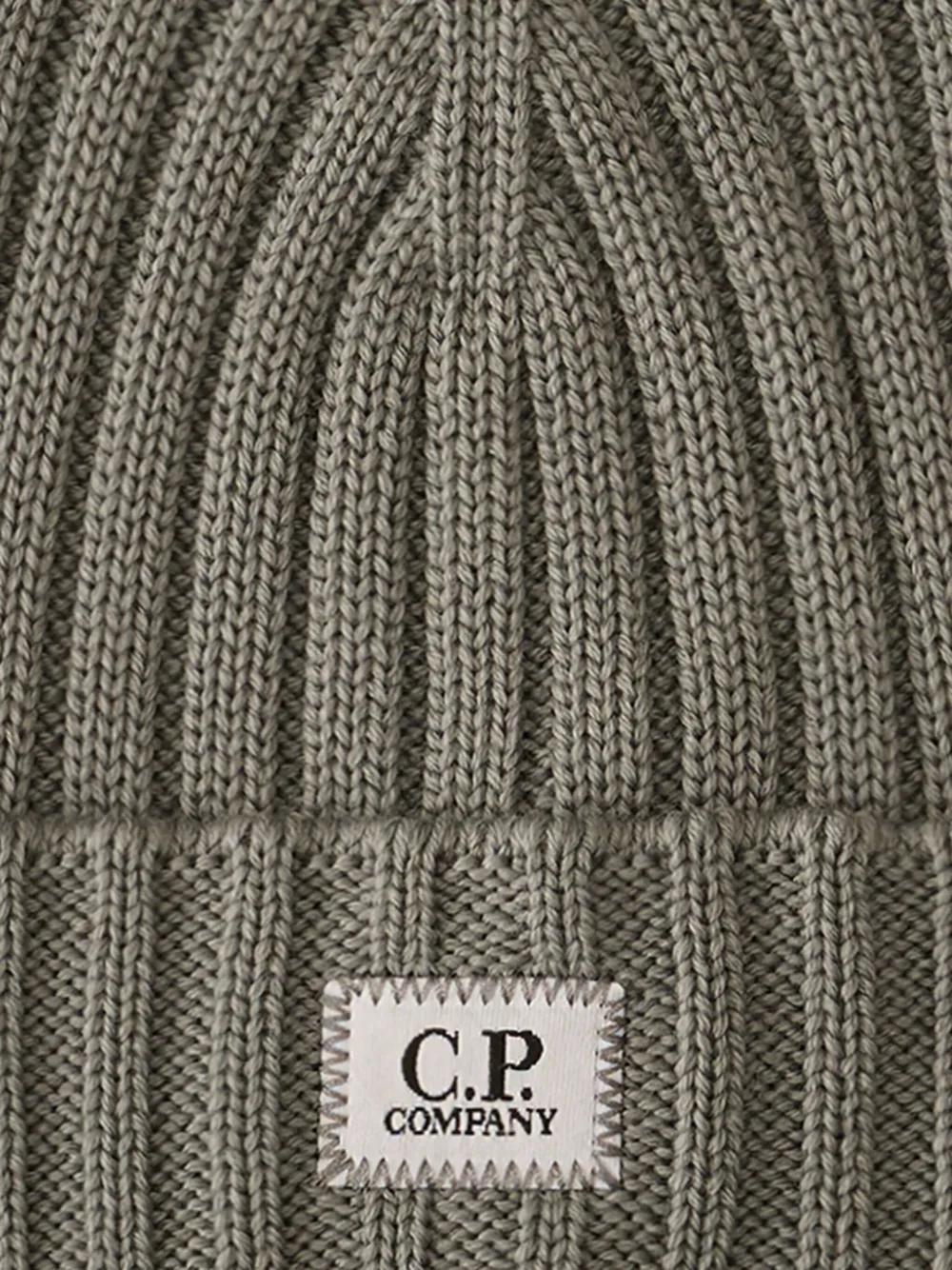 C.P.COMPANY Ribbed Wool Beanie Hat for Men - Banlieue91 -