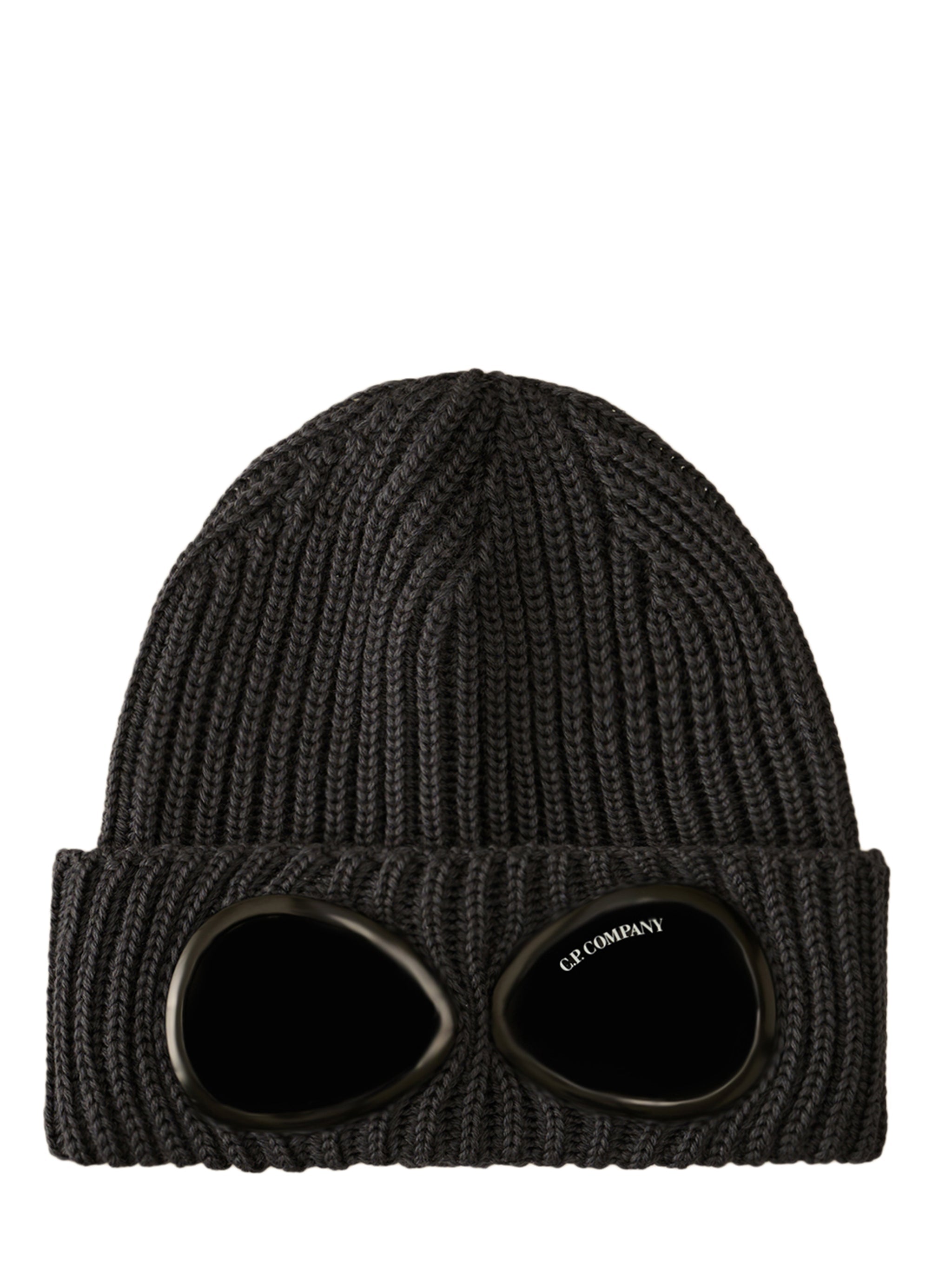 C.P.COMPANY Extrafine Merino Wool Goggle Beanie - FW25 - Banlieue91 -