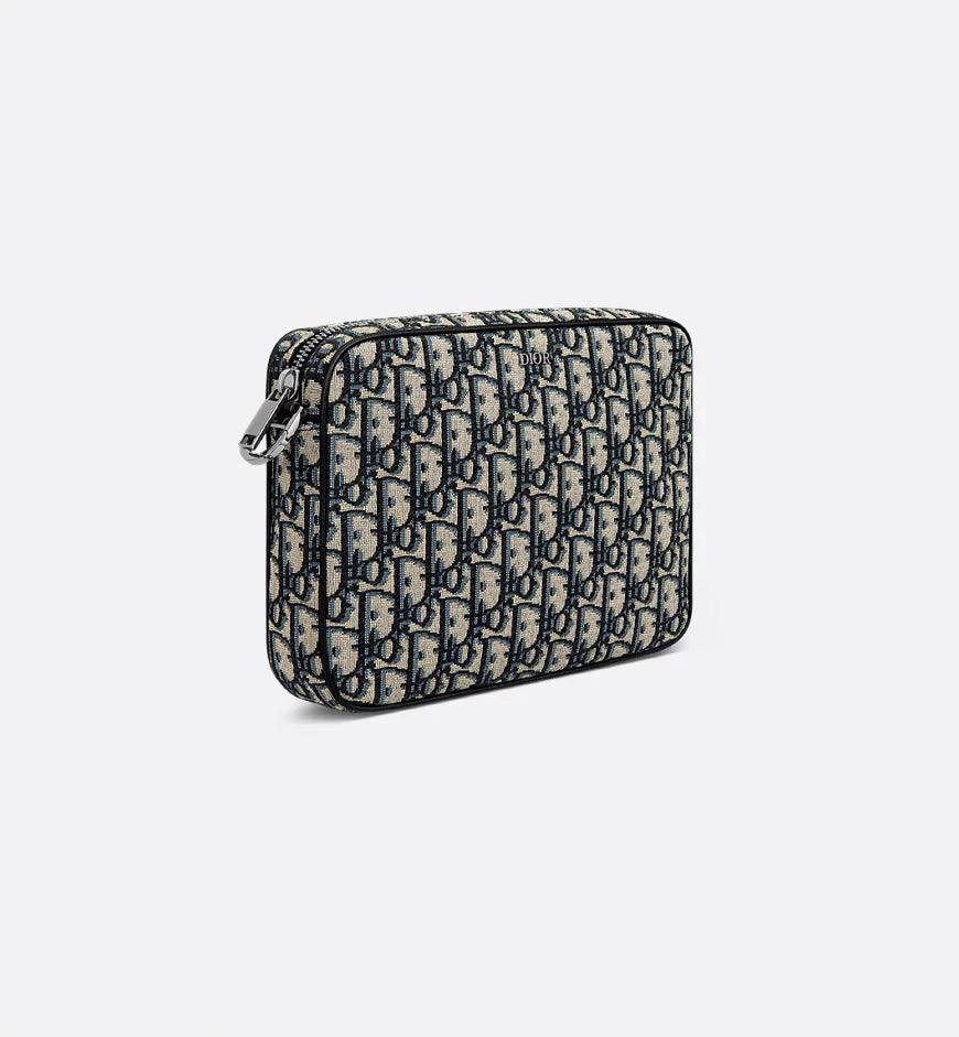 Dior Saddle Triple Pouch Black Dior Oblique Jacquard - Banlieue91